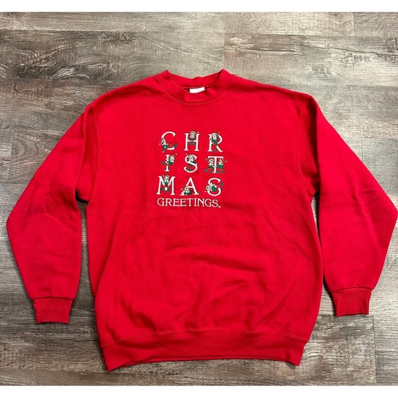 The Unbranded Brand Sweaters - ugly christmas sweater sweatshirt large 90s